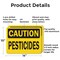 Signmission Pesticides Caution Sign, Aluminum, 14in W x 10in L, 2PK OS-2PACK-CS-A-1014-L-19222 - alternate 5